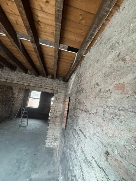 Internal opening and stripped walls